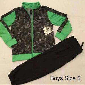 NWT Boys JK TECH Jacket and Jogger Pants Set Sz 5